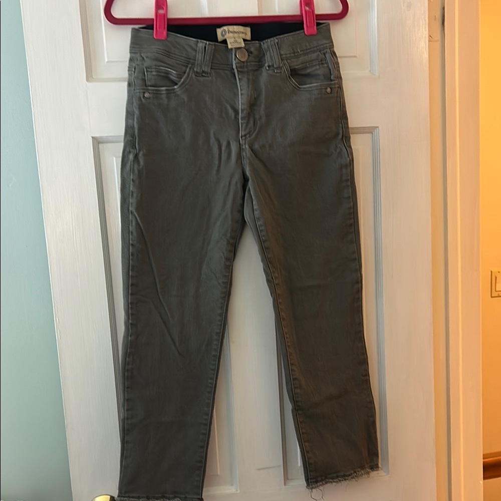 Democracy Gray Straight-Leg Jeans Timeless Design